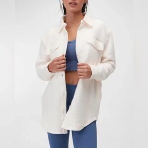 Spiritual Gangster Sherpa Fleece Shacket